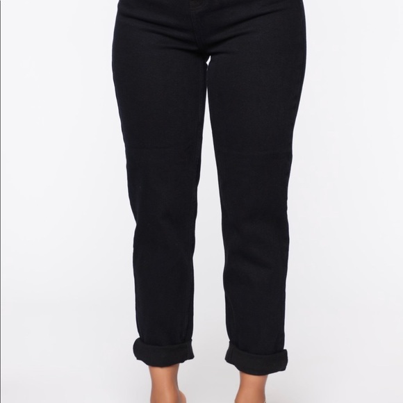 Black mom jeans - Picture 2 of 5